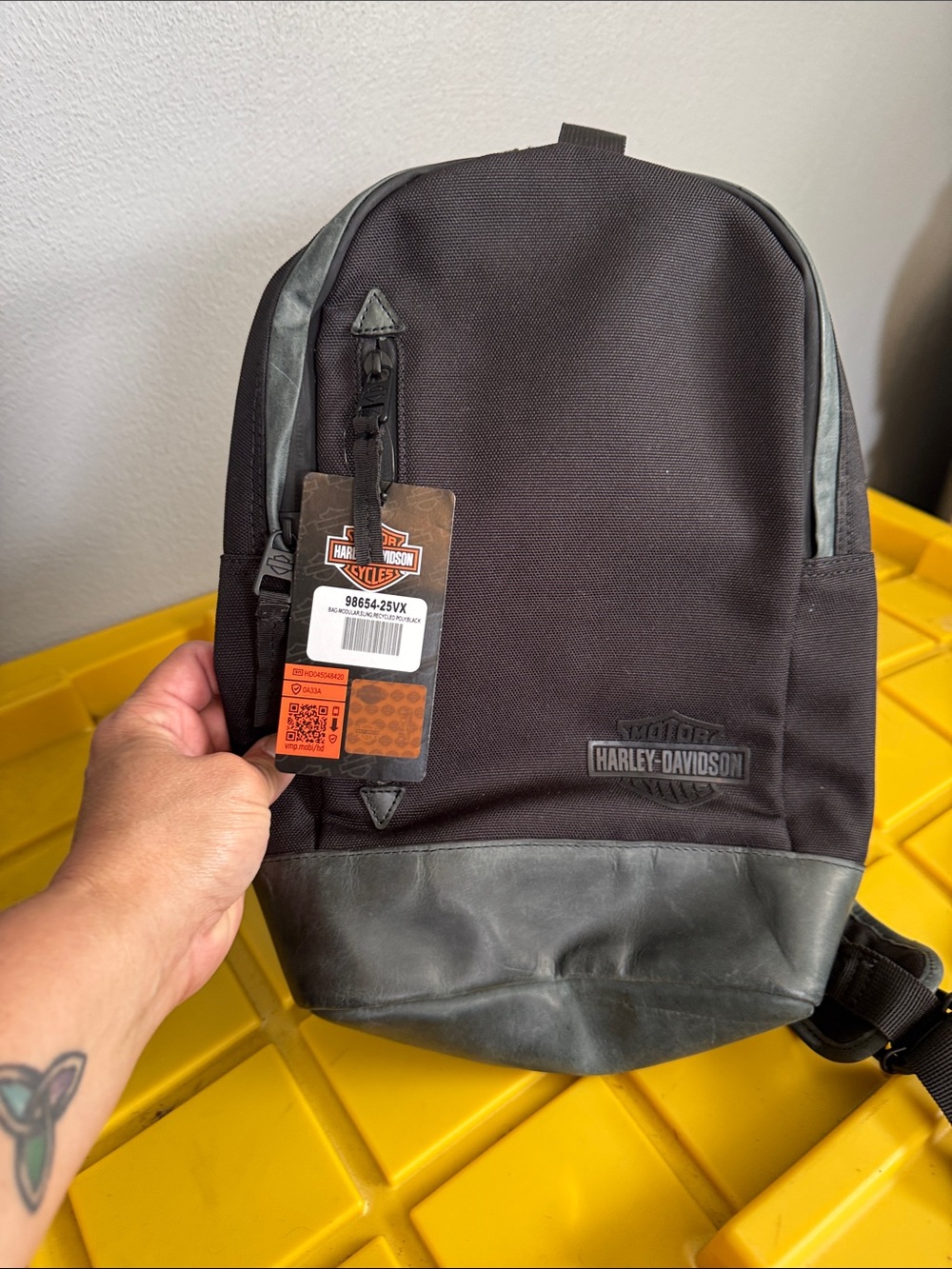 Harley-Davidson Black and Gray Men’s Backpack
